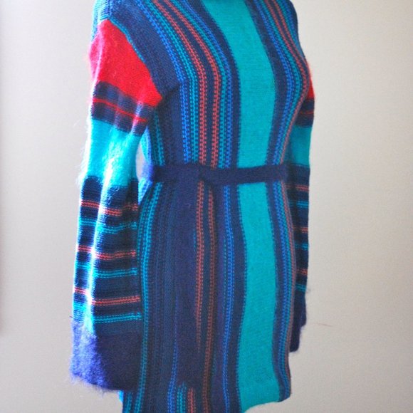 Colourful striped cowl neck tunic - Picture 4 of 6